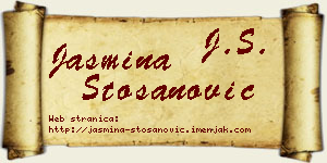 Jasmina Stošanović vizit kartica
